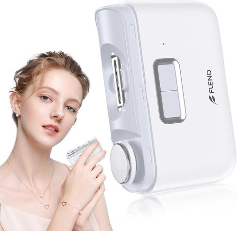 مقص أظافر كهربائي، 2 في 1 مقص أظافر أوتوماتيكي للقطع والطحن، ماكينة تشذيب أظافر كهربائية بسرعتين مع ضوء LED، مقص أظافر كهربائي للأطفال والبالغين وكبار السن in Kuwait