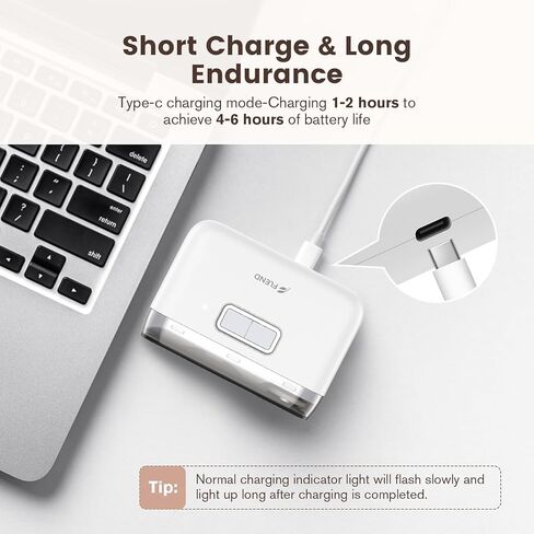 مقص أظافر كهربائي، 2 في 1 مقص أظافر أوتوماتيكي للقطع والطحن، ماكينة تشذيب أظافر كهربائية بسرعتين مع ضوء LED، مقص أظافر كهربائي للأطفال والبالغين وكبار السن in Kuwait