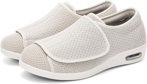 أحذية SPR&JOY لمرضى السكري للنساء، أحذية نسائية لكبار السن بعرض واسع، خفيفة الوزن وقابلة للتعديل وقابلة للتنفس، أحذية رياضية للمشي وتورم القدمين in Kuwait