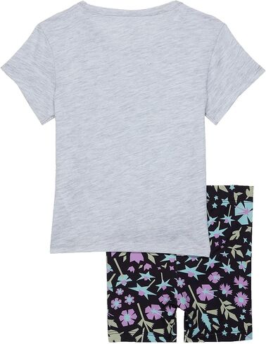 Converse Baby Girl's Elongated Tee & Biker Set (Infant) in Saudi Arabia