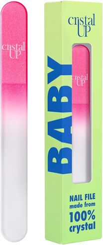 Cristal UP Crystal Baby Nail File 2 in, Gentle and Safe for Delicate Nails Glass File, Hygienic and Durable, Perfect for Newborns and Infants, Ideal for Stress Free Nail Trimming in Saudi Arabia