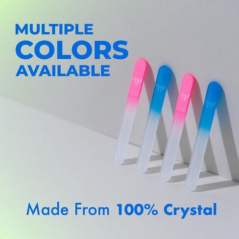 Cristal UP Crystal Baby Nail File 2 in, Gentle and Safe for Delicate Nails Glass File, Hygienic and Durable, Perfect for Newborns and Infants, Ideal for Stress Free Nail Trimming in Saudi Arabia