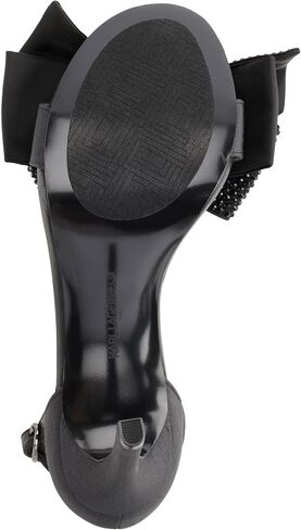 KARL LAGERFELD Women's Kenz Bow Evening Ankle Strap Heeled Sandal in Saudi Arabia