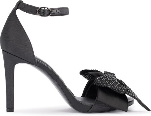 KARL LAGERFELD Women's Kenz Bow Evening Ankle Strap Heeled Sandal in Saudi Arabia
