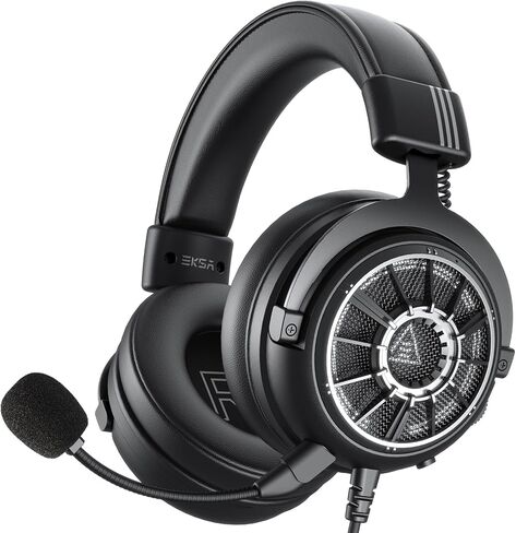 EKSA StarEngine S PC Gaming Headset-Stereo Surround Sound for PS4 PS5 Xbox One Xbox Series X/S, Over Ear Headphones with Noise Cancelling Mic, 50mm Drivers, 3.5mm Wired Headphones for Computer in Saudi Arabia