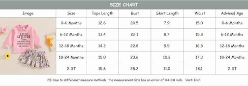 طقم ملابس من Engofs للأطفال الصغار في فصل الخريف والشتاء بأكمام طويلة وتنورة مكونة من قطعتين in Kuwait