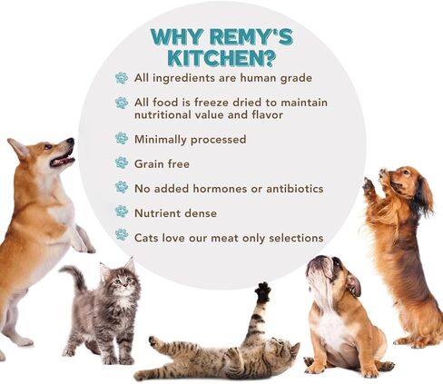 Remy’s Kitchen Beef Meat Medley Freeze Dried Treats for Dogs and Cats in Saudi Arabia