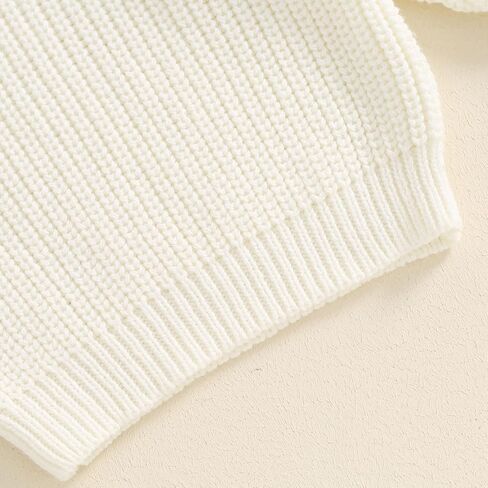 Baby Girl Birthday Sweater Long Sleeve Ruffle Knitted Sweaters Pullover Sweatshirt Knitwear Winter Warm Clothes in Saudi Arabia