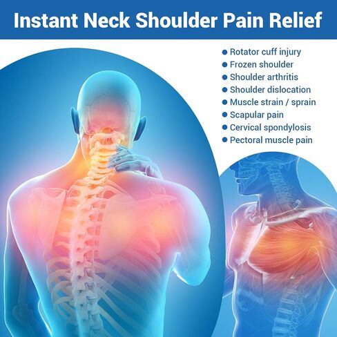 Comfytemp 3D Shoulder Ice Pack Wrap for Injuries Reusable Gel, FSA HSA Eligible, Physical Rotator Cuff Cold Therapy Arm Shoulder Sleeve for Pain Relief, Fracture, Arthritis, Surgery, Muscle Recovery in Saudi Arabia