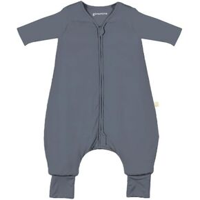 GUNAMUNA Unisex Baby Long Sleeve Footie Sleep Bag, Easy Diaper Changers, Toddler Nap Time Footie, 2.5 TOG or 1.0 TOG