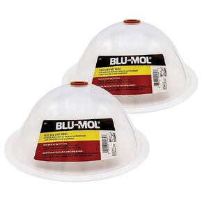 Disston E0215000 Blu-Mol RemGrit Collapsible Hole Saw Accessories Dust Bowl, for Installing Recessed Lights and Works With All Hole Saws