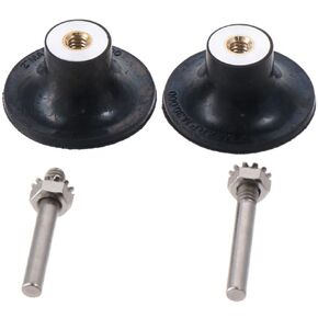 2Pcs Abrasives 2-Inch R-Type Disc Pad Holder,Roll Lock Sanding Discs Holder,Quick Change Adapter with 1/4 Shank