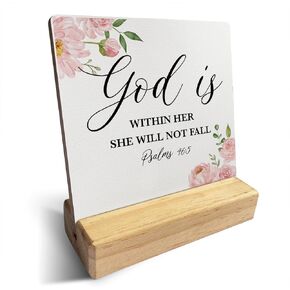 Country for I Know the Plans I Have for You Bible Verse Wooden Plaque Sign Desk Decor Rustic Jeremiah 29 : 11 Scriptures Desk Sign Christian Decor for Home Office 4 x 4 Inches