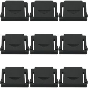10PCS DSLR Hot Shoe Dustproof Universal Cover Plastic Hot Shoe Protective Cover Universal Camera Flashlight Hot Shoe Cover for Flash Bracket Studio Accessories Black