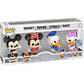 Funko Pop! Disney: Disney Classics 4PK - Daisy Duck - Vinyl Collectible Figure - Gift Idea - Official Merchandise - Toy for Children and Adults - Movies Fans - Model Figure for Collectors