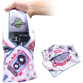 ULANZI Protective Wrap, Anti-scratch Lens Camera Wrap, Lens protector, Magic Self-Adhesive Cloth Protective Camera Wrapper for DSLR/Camera Lens/Phone/Accessories, Multicolor