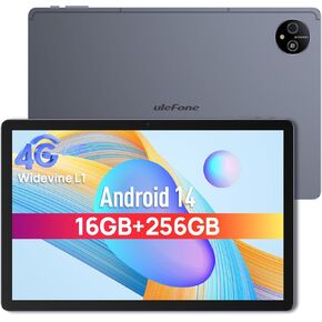 Ulefone Tab A11 Pro Android 14 Tablet, Octa-Core 16GB+128GB/1TB Expansion, 11" FHD+ Display, 8800 mAh Battery, 16MP+8MP, Dual 4G LTE & WiFi 6, Quad Speaker, Widevine L1, Split Screen, Face Unlock, GPS
