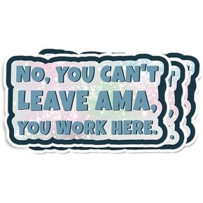(3pcs) Funny Nurse Sticker - Nursing Student - RN Gift - Healthcare - Nurse Magnet - Nurse Gift - Water Bottle Sticker - Locker Decor - Nurse Sticker - Nurse Life - Gift for Nurse (Size 3")