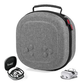 Hard Carrying Case for Meta Quest 3S/Quest 3/Vision Pro, Hard Shell Travel Case Compatible with VR Headset, Touch Controllers and Other Accessories, Space Saving Design for Travel and Home Storage