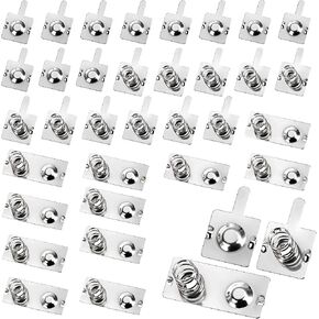 12 Pairs Battery Contacts AA Battery Springs Battery Negative to Positive Conversion Spring Contact Plated Battery Spring Contact Plate Replacement for Remote Control Battery Charger in Saudi Arabia
