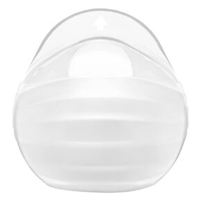 Wearable Milk Collector, 2-in-1 Hands-Free Silicone Pumping, Portable & Discreet Milk Catcher for Nursing Moms, Natural Milk Expression - 90ml/3oz, 2-Pack