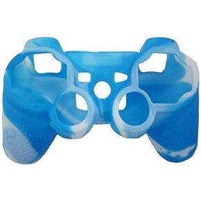 OSTENT Camouflage Silicone Skin Case Cover for Sony PS2/3 Wireless/Wired Controller - Color Dark Green