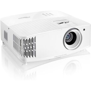 Optoma UHZ35 Projector - 4K UHD Laser Projector for Home Theater and Gaming | High Brightness 3500 Lumens, Compact, HDMI eARC, Lightning Fast Games 1080p 240Hz at 4.4ms and 4K 60Hz at 17ms