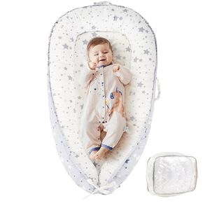 Baby Lounger - Newborn Lounger Cover Months 0-24 Months, Baby Lounger Cover Breathable & Soft Baby Nest Cover Co Sleeping Babies Essentials Gifts,Dock A Tot Portable Infant Lounger Baby Floor Seat