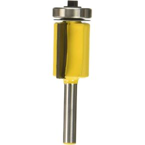 YONICO Pattern Bit Flush Trim Router Bits 1-Inch Height X 3/4-Inch Diameter 1/4-Inch Shank 14148q