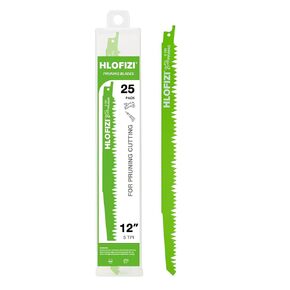 12-Inch Pruning Reciprocating Saw Blades, 5 TPI, 3-Piece