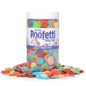 Poofetti Potty Flair - Scented Potty Training Party Toilet Confetti from PrimaStella (Cotton Candy Scent)