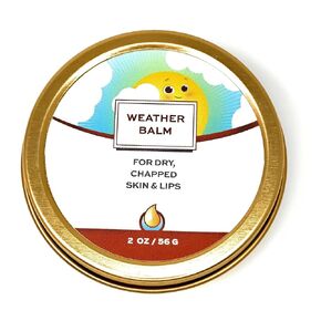 Punkin Butt Baby Weather Balm | Soothes and Protects Chapped Face Skin and Lips | Soft Vanilla Scent | 2 oz