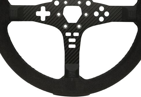 Replace 13 inch lightweight Suede/Leather Steering Wheel Replace Panel For MOZA R5/R3/ES/ESX Bundle Gaming Racing Wheel (With full Suede) in Saudi Arabia