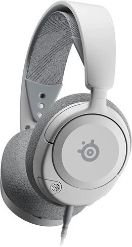 سماعات رأس SteelSeries Arctis Nova 1P PS5 - سماعة ألعاب - صوت فضاء 360 درجة - وسائد أذن من إسفنج الذاكرة - ميكروفون عازل للضوضاء - أيضًا للكمبيوتر الشخصي، PS4، Switch، Xbox - أبيض in Saudi Arabia