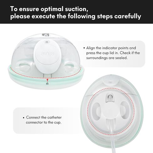 Replacement 8 Duckbill Valves/Duck Bill Valve & 4 Silicone Membrane/Diaphragm Compatible with Elvie Stride Wearable Breast Pump, Accessories Made by Durceler, Not Original Elvie Stride Pump Parts in Kuwait