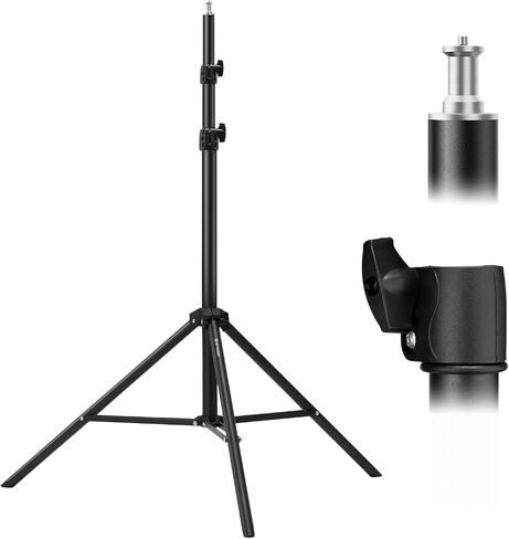 K&F Concept Light Stand for Photography, 9.1ft/2.8M Portable Extendable Photo Video Tripod Stand, Heavy Duty Light Stand Lighting Tripod with 1/4" Screw for Strobe Light/Webcams/Cameras/Softbox in Kuwait