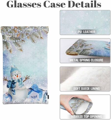 Beabes Ocean Beach Glasses Case, Sunglasses Organizer Eyeglasses Case Glasses Cases Pouch For Men Women in Kuwait