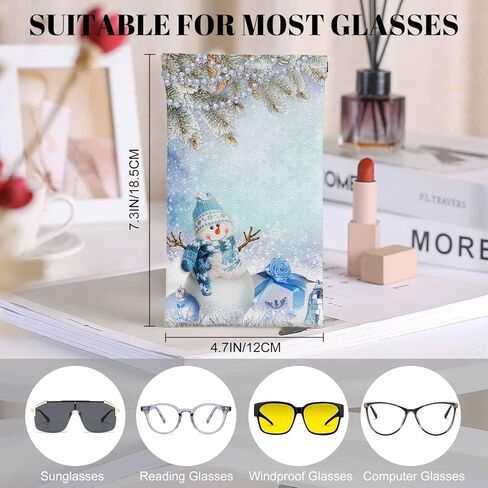 Beabes Ocean Beach Glasses Case, Sunglasses Organizer Eyeglasses Case Glasses Cases Pouch For Men Women in Kuwait