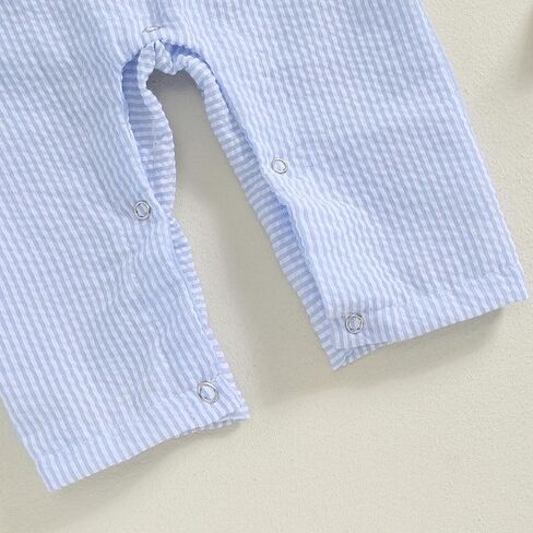 Baby Boy Girl Birthday Clothes Letter One Embroidery Romper Bodysuit Jumpsuit Overall Onesie One-piece Bodysuit in Kuwait