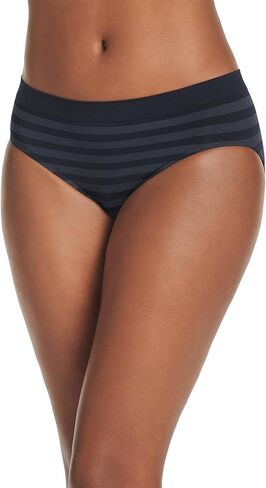 Jockey Women's Underwear Matte & Shine Seamfree Hipster, White, 5 in Saudi Arabia