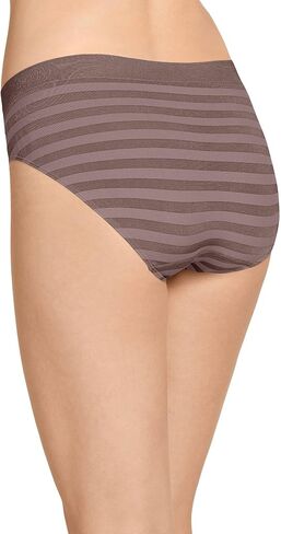 Jockey Women's Underwear Matte & Shine Seamfree Hipster, White, 5 in Saudi Arabia