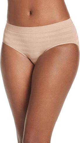 Jockey Women's Underwear Matte & Shine Seamfree Hipster, White, 5 in Saudi Arabia