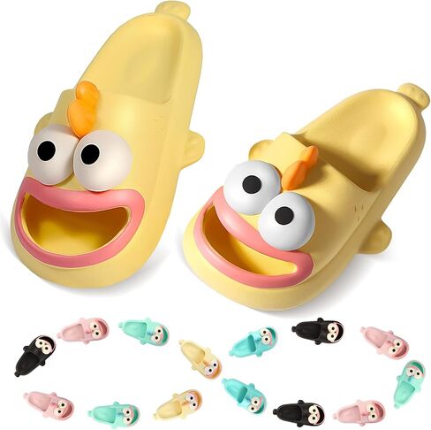 Clownfish Slippers Cloud Slides for Women Men,Tongue Kiss Slippers, Summer Funny Fish Flip Flops, Bass Slippers, Open Toe Fish Slide Sandals Shoes for Indoor Outdoor in Saudi Arabia