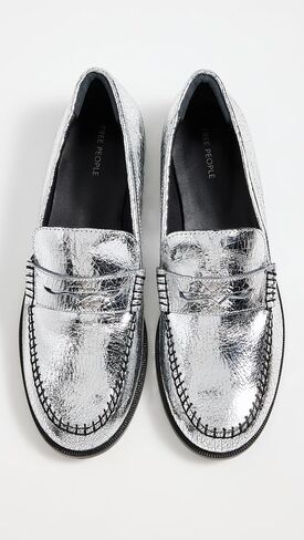 Free People Women's Blanket Stitch Loafers Contemporary in Saudi Arabia