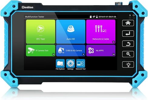 Henkion IP Camera Tester, with Cable Tracer, 5.4 inch Touch Screen, 4K 8MP AHD CVI Camera and 12MP IPC Test, 4K HD Camera Display Video, Support POE WiFi RS485 HDMI &VGA Input UTC IPC-5100C Plus in Saudi Arabia