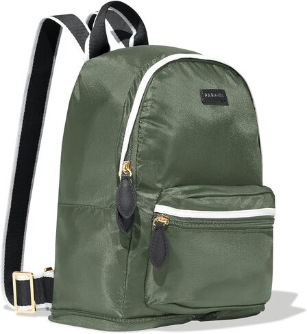 Paravel Fold-Up Mini Travel Backpack | Everyday Lightweight & Packable Nylon Daypack | Flatiron Grey in Saudi Arabia