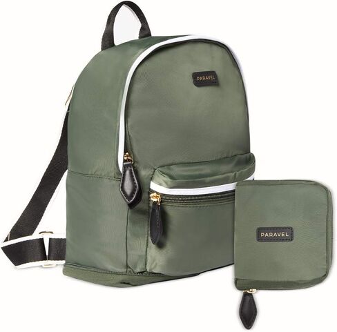 Paravel Fold-Up Mini Travel Backpack | Everyday Lightweight & Packable Nylon Daypack | Flatiron Grey in Saudi Arabia