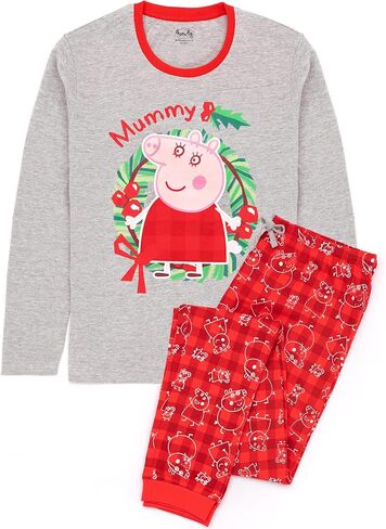 Peppa Pig Christmas Family Pyjamas Adults Baby Toddlers Kids in Saudi Arabia