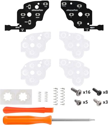 eXtremeRate Face Clicky Kit for Steam Deck OLED Handheld Console, Custom Dpad View A B X Y Menu Keys Face Buttons Mouse Clicky Kit for Steam Deck OLED Console - Without Console in Saudi Arabia