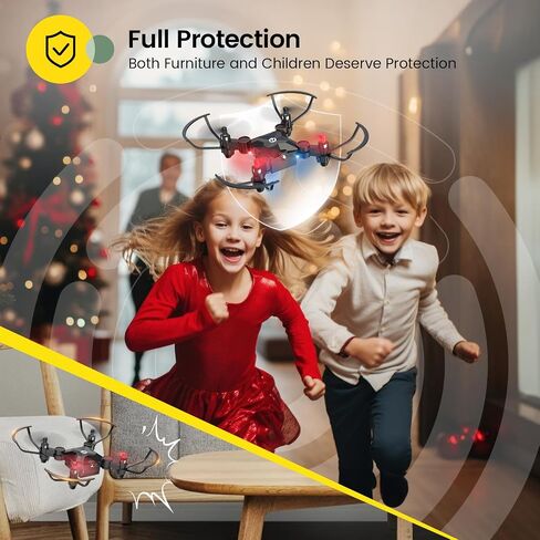 Holy Stone HS190 Drones for Kids with Christmas Gift Box, Foldable MINI Indoor Drone RC Quadcopter with 3D Flip, Throw to Go, Altitude Hold, Easy to Fly for Beginner Christmas Birthday Toy Gift, Red in Saudi Arabia